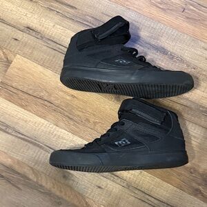 DC Kids Black High-Top Sneakers